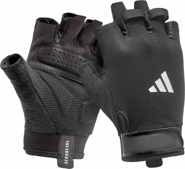 Рукавички для тренінгу Adidas ESSENTIAL TRAINING GLOVES чорно-білі XS ADGB-15000WH