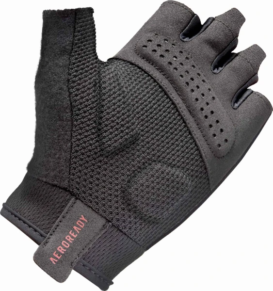 Рукавички для тренінгу Adidas ESSENTIAL TRAINING GLOVES чорно-рожеві M ADGB-15002PK