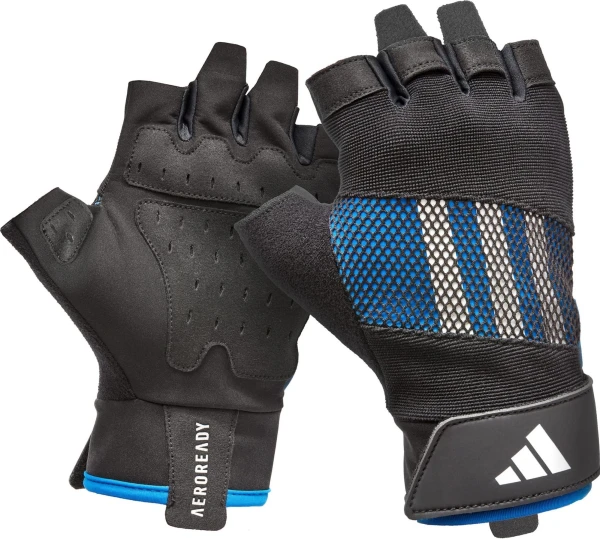 Рукавички для тренінгу Adidas PERFORMANCE TRAINING GLOVES чорно-біло-сині XS ADGB-15010BL