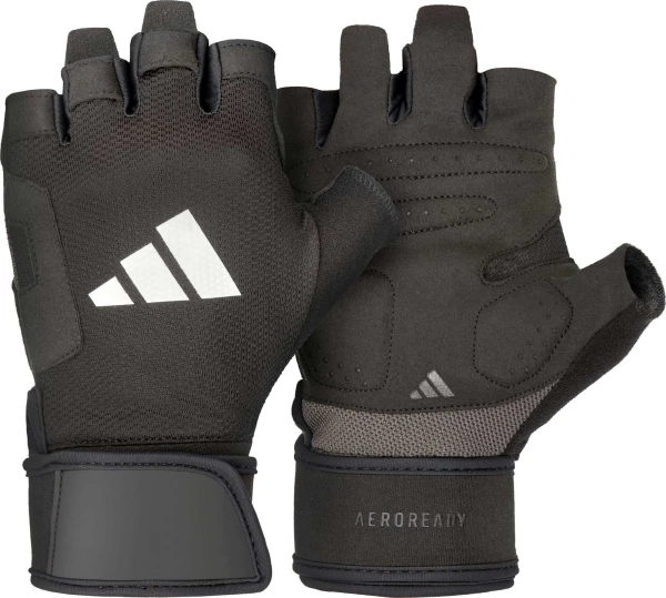 Рукавички для тренінгу Adidas STRENGTH TRAINING GLOVES чорні L ADGB-15043