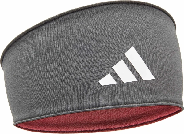 Пов'язка на голову Adidas REVERSIBLE HEADBAND червоно-сіра ADAC-16300RD