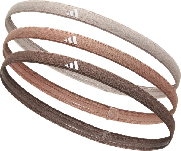 Пов'язки на голову Adidas HAIRBANDS 3PK бежева, коричнева, темно-коричнева (3 штуки) ADAC-16205
