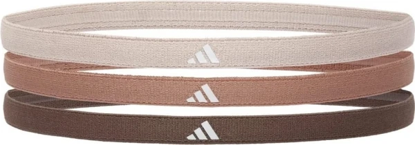 Пов'язки на голову Adidas HAIRBANDS 3PK бежева, коричнева, темно-коричнева (3 штуки) ADAC-16205