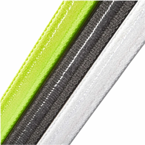 Пов'язки на голову Adidas HAIRBANDS 3PK лаймова, чорна, біла (3 штуки) ADAC-16197