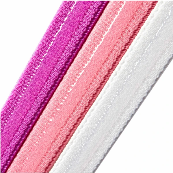 Пов'язки на голову Adidas HAIRBANDS 3PK рожева, фіолетова, біла (3 штуки) ADAC-16198