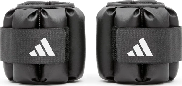 Утяжелители для лодыжки/запястья Adidas PERFORMANCE ANKLE/WRIST WEIGHTS черно-салатовые (2 х 2.0 кг) ADWT- 12634