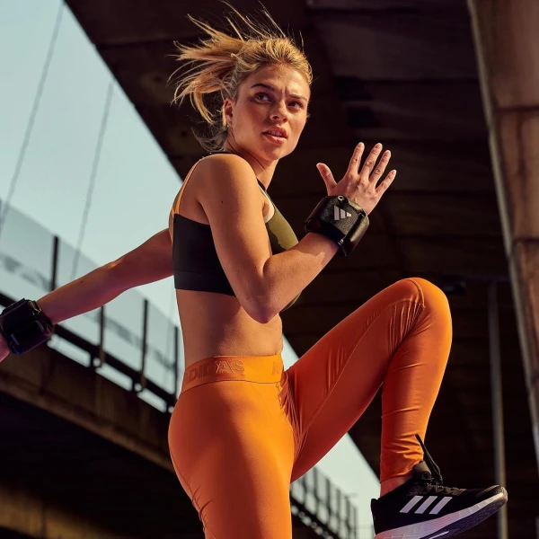 Утяжелители для лодыжки/запястья Adidas PERFORMANCE ANKLE/WRIST WEIGHTS черно-салатовые (2 х 2.0 кг) ADWT- 12634