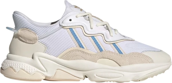 Кроссовки Adidas OZWEEGO бело-бежево-голубые GX9890