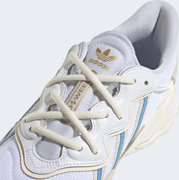 Кроссовки Adidas OZWEEGO бело-бежево-голубые GX9890