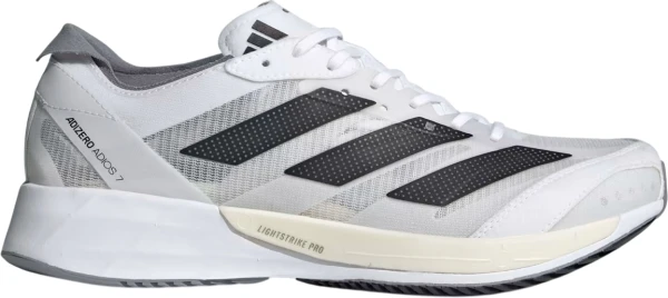 Кросівки бігові жіночі Adidas ADIZERO ADIOS 7 біло-сіро-чорні GX6648