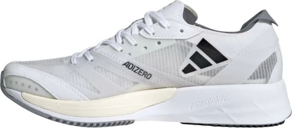 Кросівки бігові жіночі Adidas ADIZERO ADIOS 7 біло-сіро-чорні GX6648