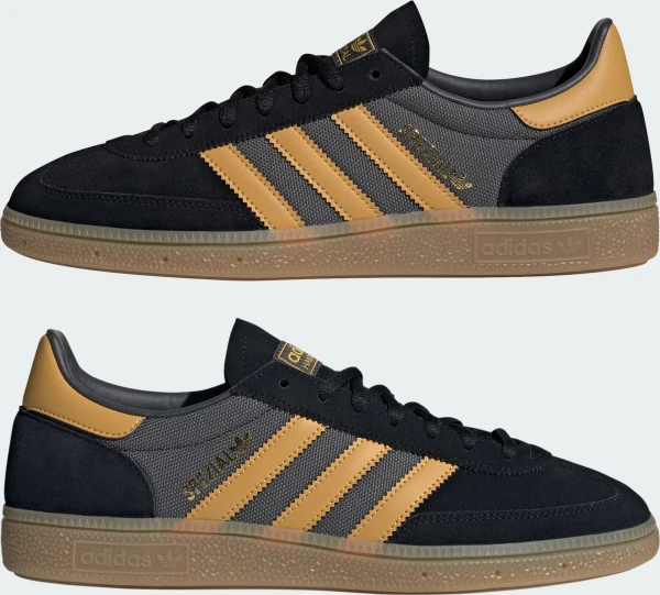 Кроссовки для гандбола Adidas HANDBALL SPEZIAL черно-серо-оранжевые IF9528