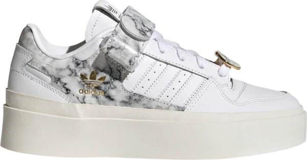 Кроссовки женские Adidas FORUM BONEGA бело-серые GY1541