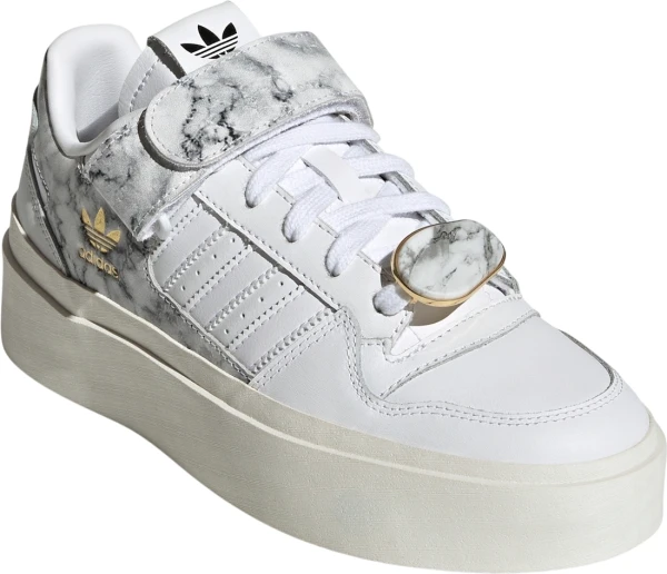 Кроссовки женские Adidas FORUM BONEGA бело-серые GY1541