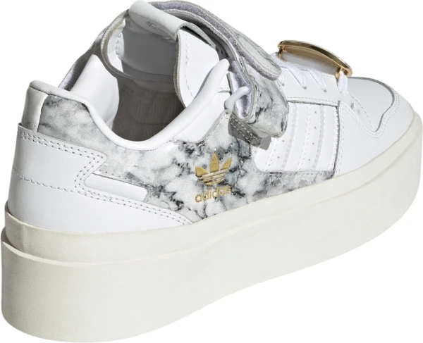 Кроссовки женские Adidas FORUM BONEGA бело-серые GY1541