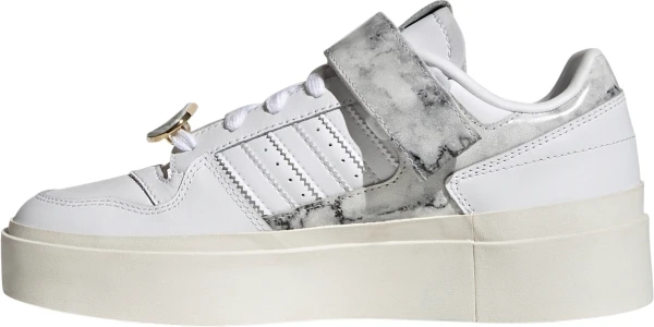 Кроссовки женские Adidas FORUM BONEGA бело-серые GY1541