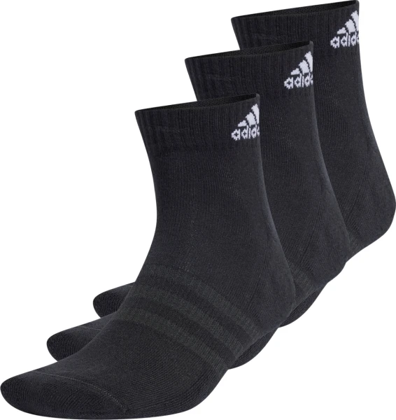 Шкарпетки Adidas CUSHIONED SPORTSWEAR ANKLE 3P чорні (3 пари) IC1277