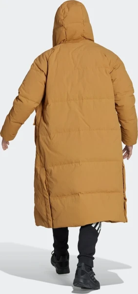 Пуховик Adidas BIG BAFFLE COAT світло-коричневий HN9928