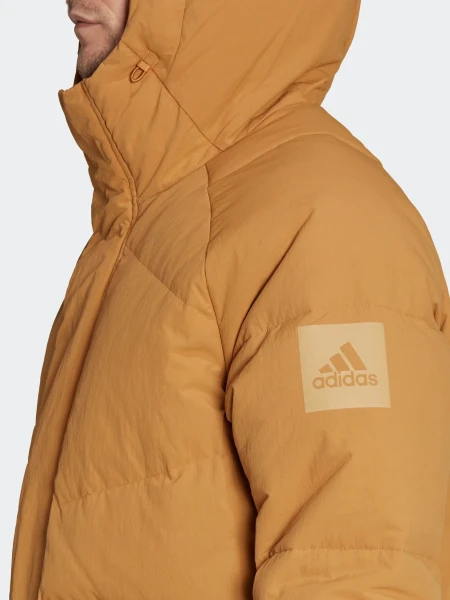 Пуховик Adidas BIG BAFFLE COAT світло-коричневий HN9928