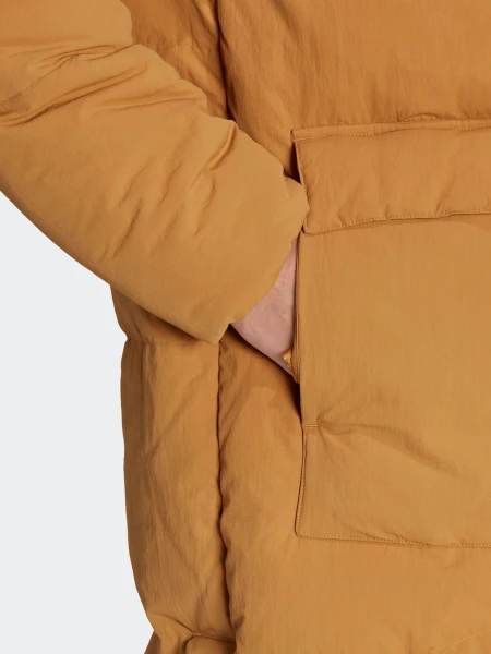 Пуховик Adidas BIG BAFFLE COAT світло-коричневий HN9928