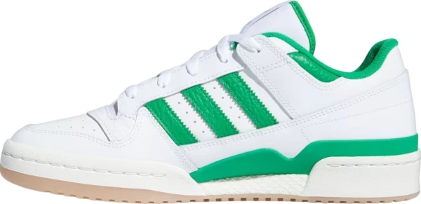 Кроссовки Adidas FORUM LOW CL бело-зеленые IH7820