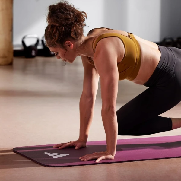 Коврик для фитнеса Adidas FITNESS MAT бордовый ADMT-11014MN
