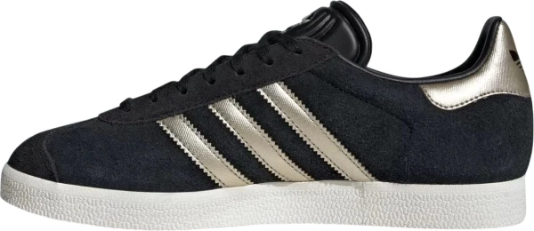 Кеди жіночі Adidas GAZELLE чорно-золоті IG4397