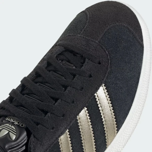 Кеди жіночі Adidas GAZELLE чорно-золоті IG4397