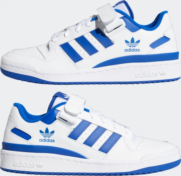 Кроссовки Adidas FORUM LOW бело-синие FY7756