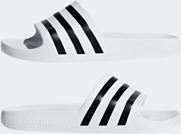 Шлепанцы Adidas ADILETTE AQUA бело-черные F35539