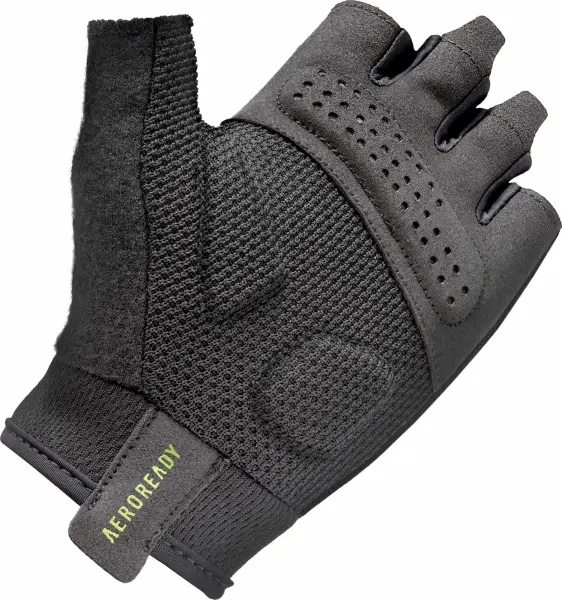 Рукавички для тренінгу Adidas ESSENTIAL TRAINING GLOVES чорно-салатові M ADGB-15002GN