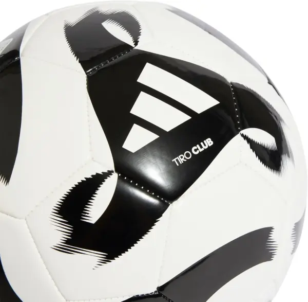 Футбольный мяч Adidas TIRO CLUB бело-черный Размер 5 HT2430