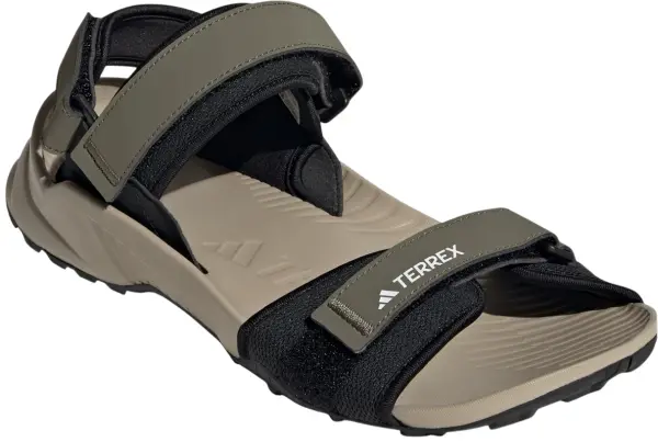Сандали Adidas TERREX HYDROTERRA оливково-черно-молочные JQ2236