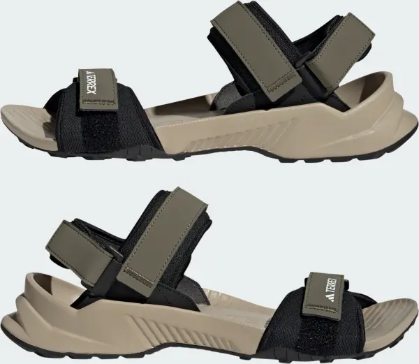 Сандали Adidas TERREX HYDROTERRA оливково-черно-молочные JQ2236
