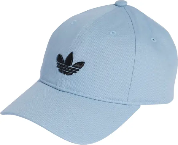 Кепка Adidas ADICOLOR CLASSIC TREFOIL BASEBALL голубая JV7389