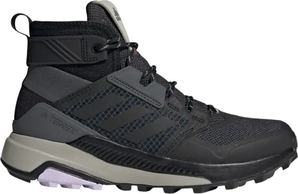 Черевики для хайкінгу жіночі Adidas TERREX TRAILMAKER MID чорно-сірі FU7243