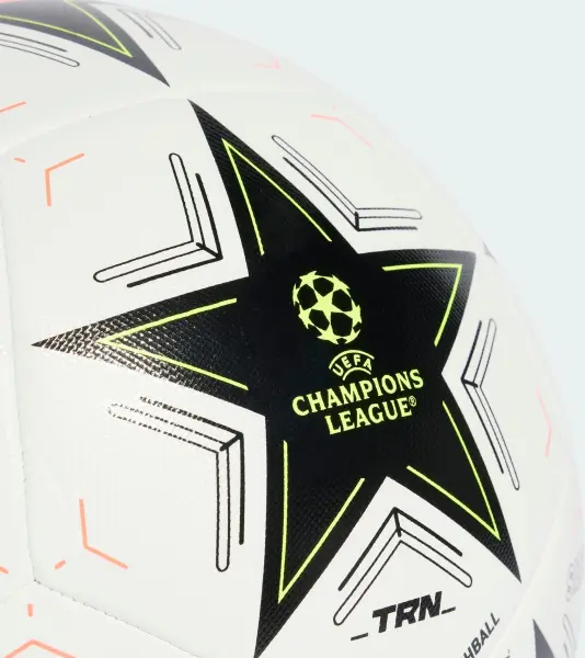Футбольный мяч Adidas UCL TRAINING 24/25 GROUP STAGE бело-черно-оранжевый Размер 5 IX4062