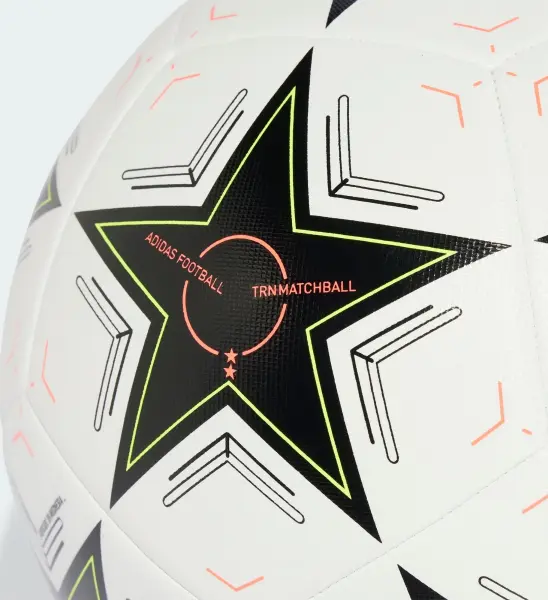 Футбольный мяч Adidas UCL TRAINING 24/25 GROUP STAGE бело-черно-оранжевый Размер 5 IX4062