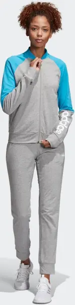 Спортивный костюм женский Adidas PERFORMANCE серо-голубой DV2435