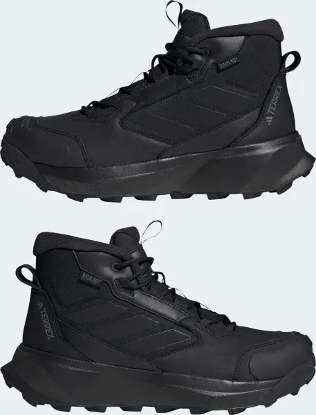 Ботинки для хайкинга Adidas TERREX WINTER LEATHER MID CUT RAIN.RDY COLD.RDY черные ID2859