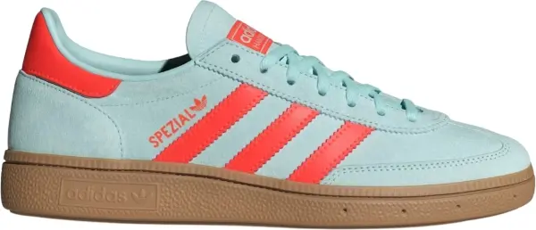 Кросівки для гандболу жіночі Adidas HANDBALL SPEZIAL бірюзово-помаранчеві IH5374