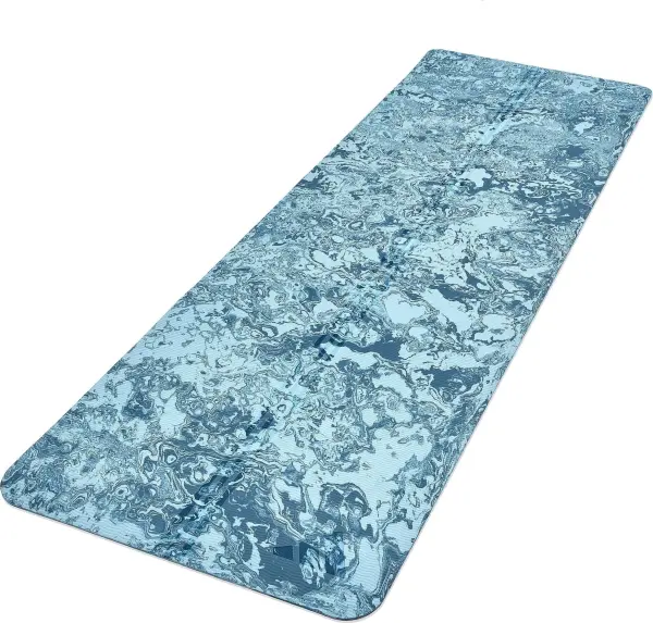 Килимок для йоги Adidas CAMO YOGA MATTE блакитний ADYG-10500RS-NL
