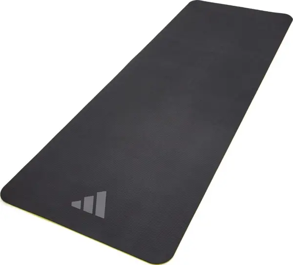 Коврик для йоги Adidas DOUBLE SIDED YOGA MAT желто-темно-серый ADYG-10400BLY-NL