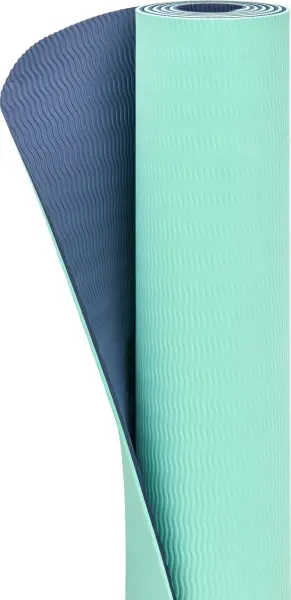 Коврик для йоги Adidas DOUBLE SIDED YOGA MAT мятно-темно-серый ADYG-10400BLM-NL