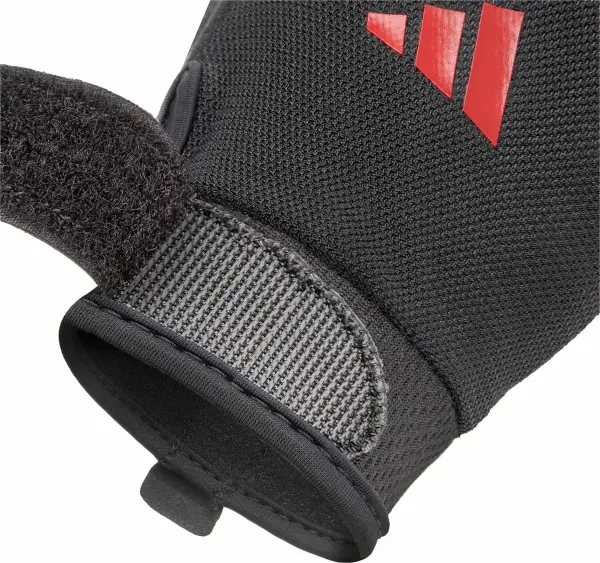 Рукавички для тренінгу Adidas ESSENTIAL TRAINING GLOVES чорно-червоні M ADGB-15002RD