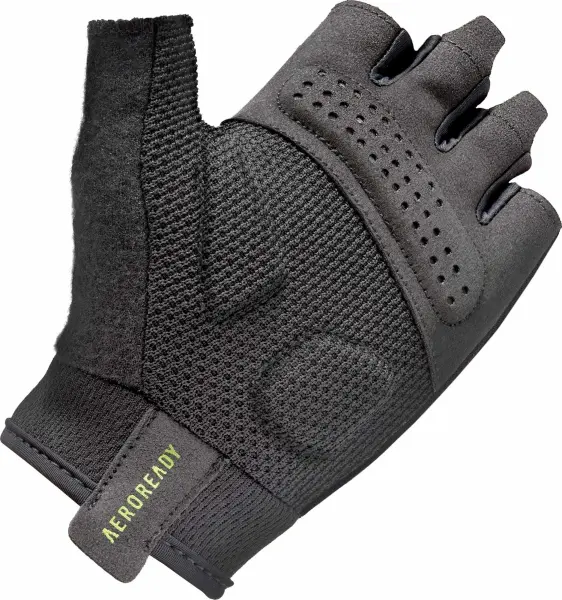 Рукавички для тренінгу Adidas ESSENTIAL TRAINING GLOVES чорно-салатові S ADGB-15001GN