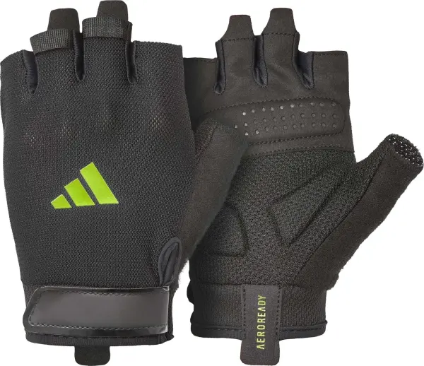 Рукавички для тренінгу Adidas ESSENTIAL TRAINING GLOVES чорно-салатові XL ADGB-15004GN