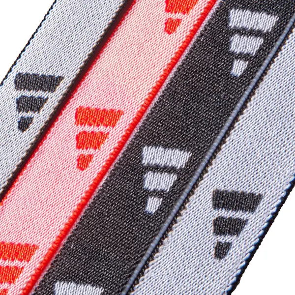 Резинки для волосся Adidas HAIR TIES чорні, біла, помаранчева (4 штуки) ADAC-16210