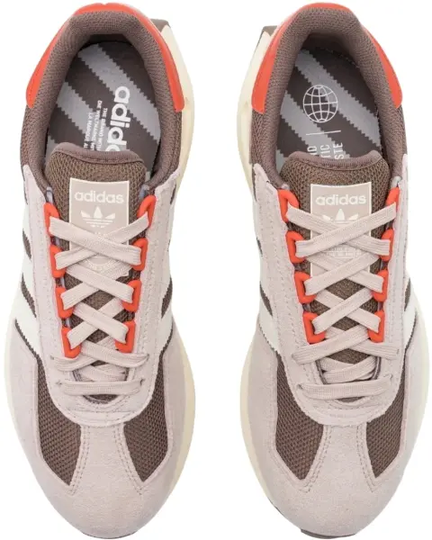 Кросівки Adidas RETROPY E5 бежево-коричнево-помаранчеві ID4362