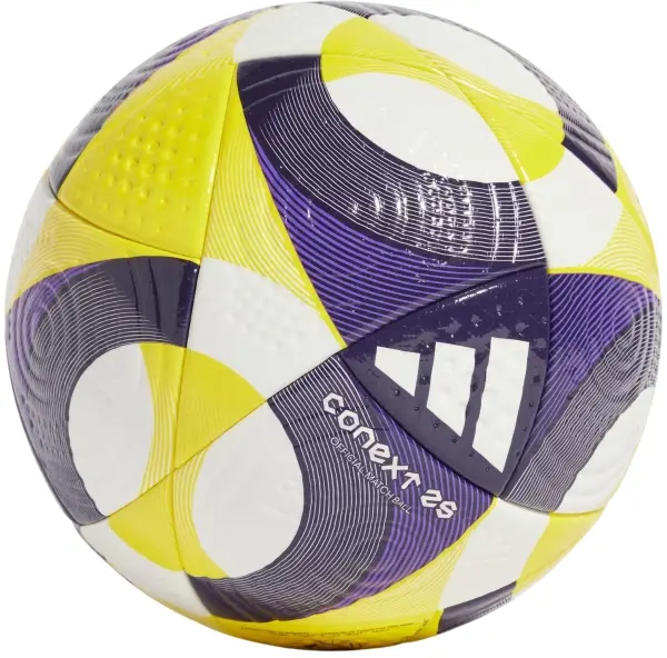 Футбольный мяч Adidas CONEXT 25 PRO бело-желто-фиолетовый Размер 5 JH1273